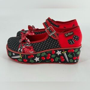 Hot Chocolate Design Chocolaticas Rockabilly‎ Platform Mary Janes 5